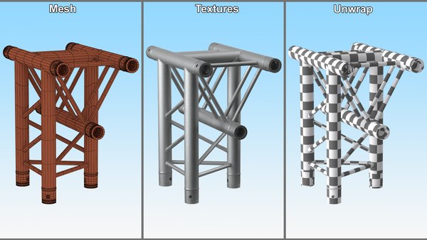 modelo 3d Armazón triangular modular - TurboSquid 2262544