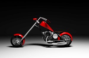 3d model v-ray bike droga