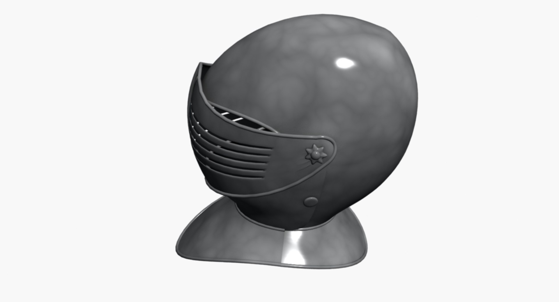 3d Model Knights Helmet