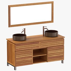 3D contemporary vanity model