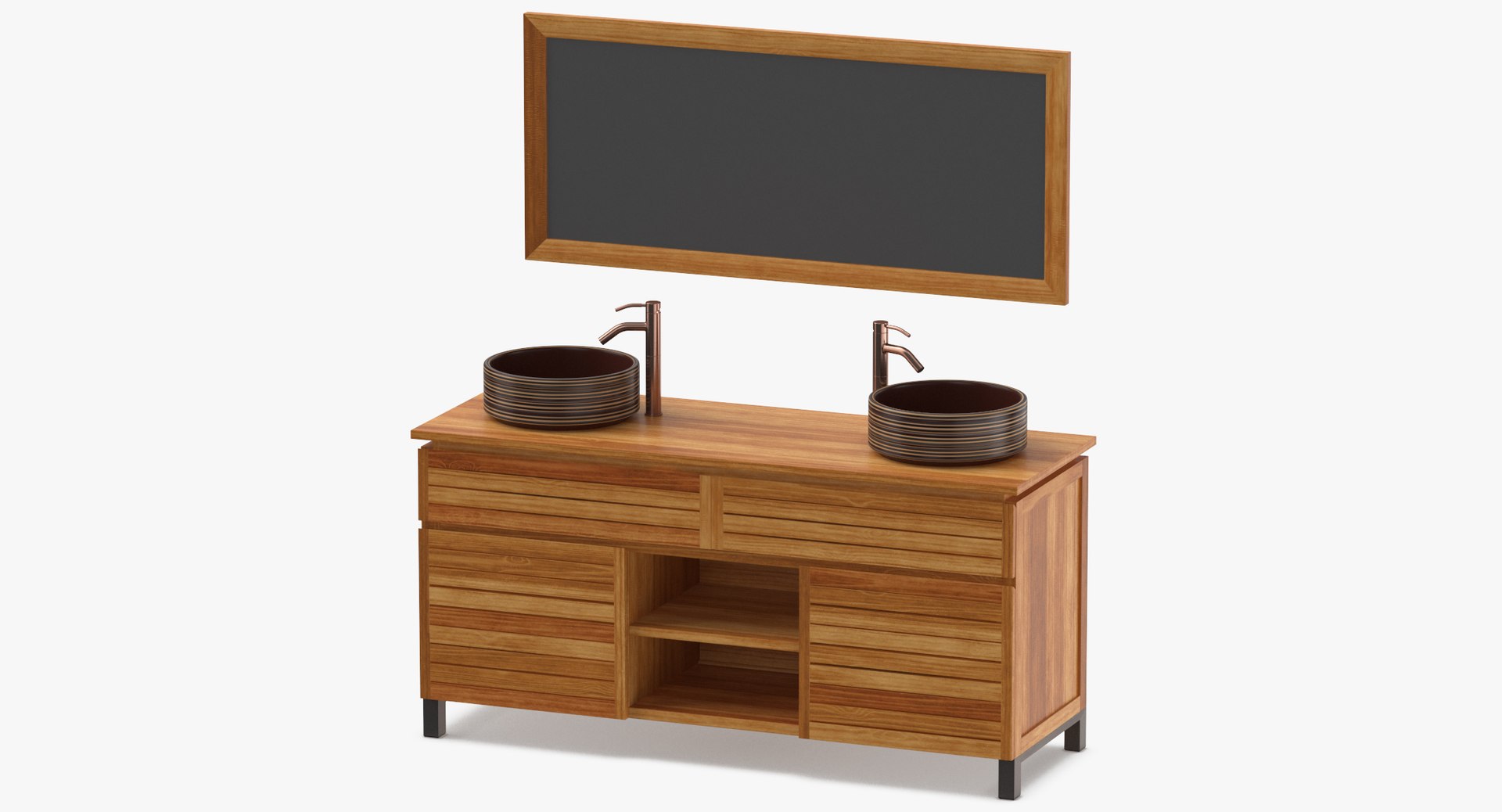 3D Contemporary Vanity Model - TurboSquid 1282502