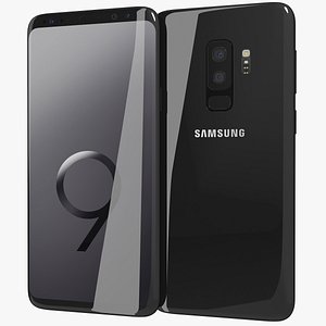 3D realistic samsung galaxy s9