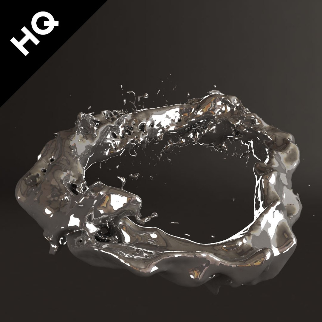 3d splash realflow flow model