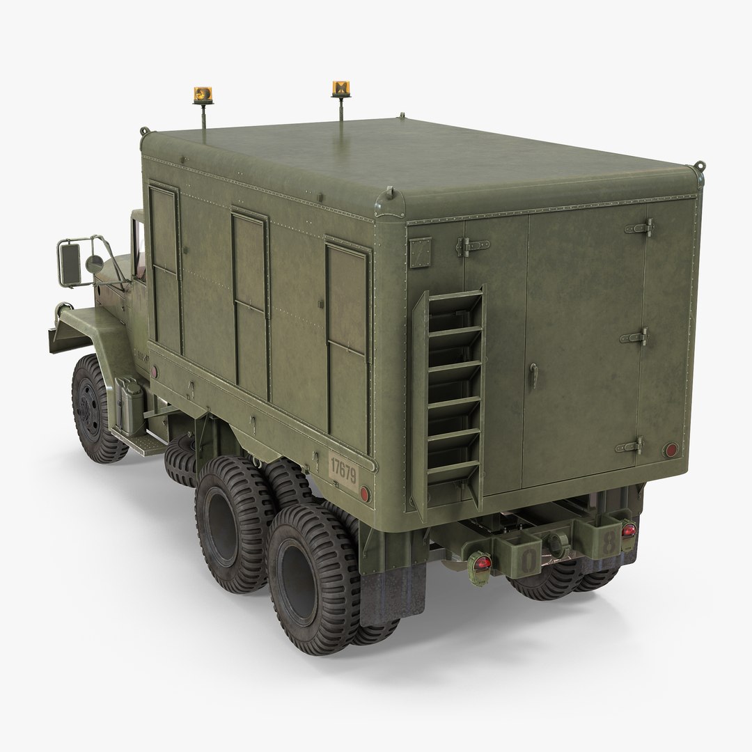 M109 Shop Van 3D model preview