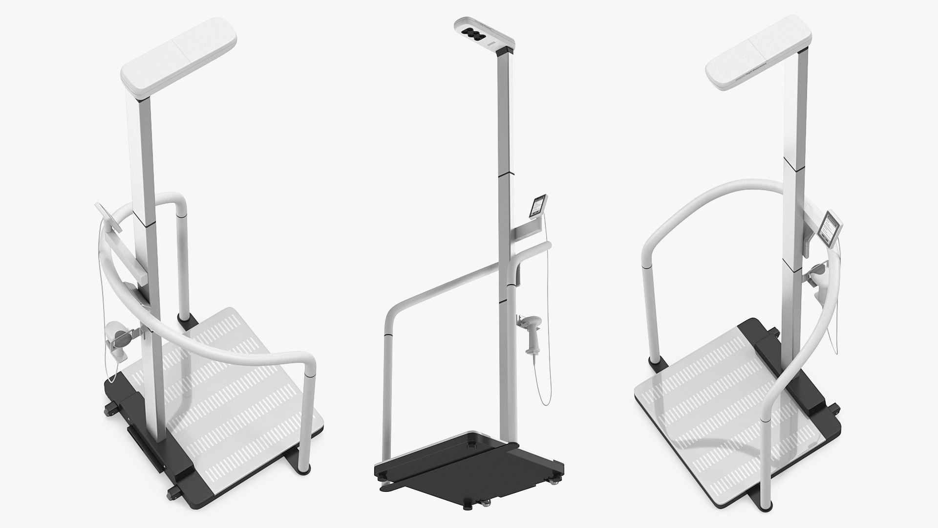 Wireless Ultrasonic Measuring Station 3D model preview