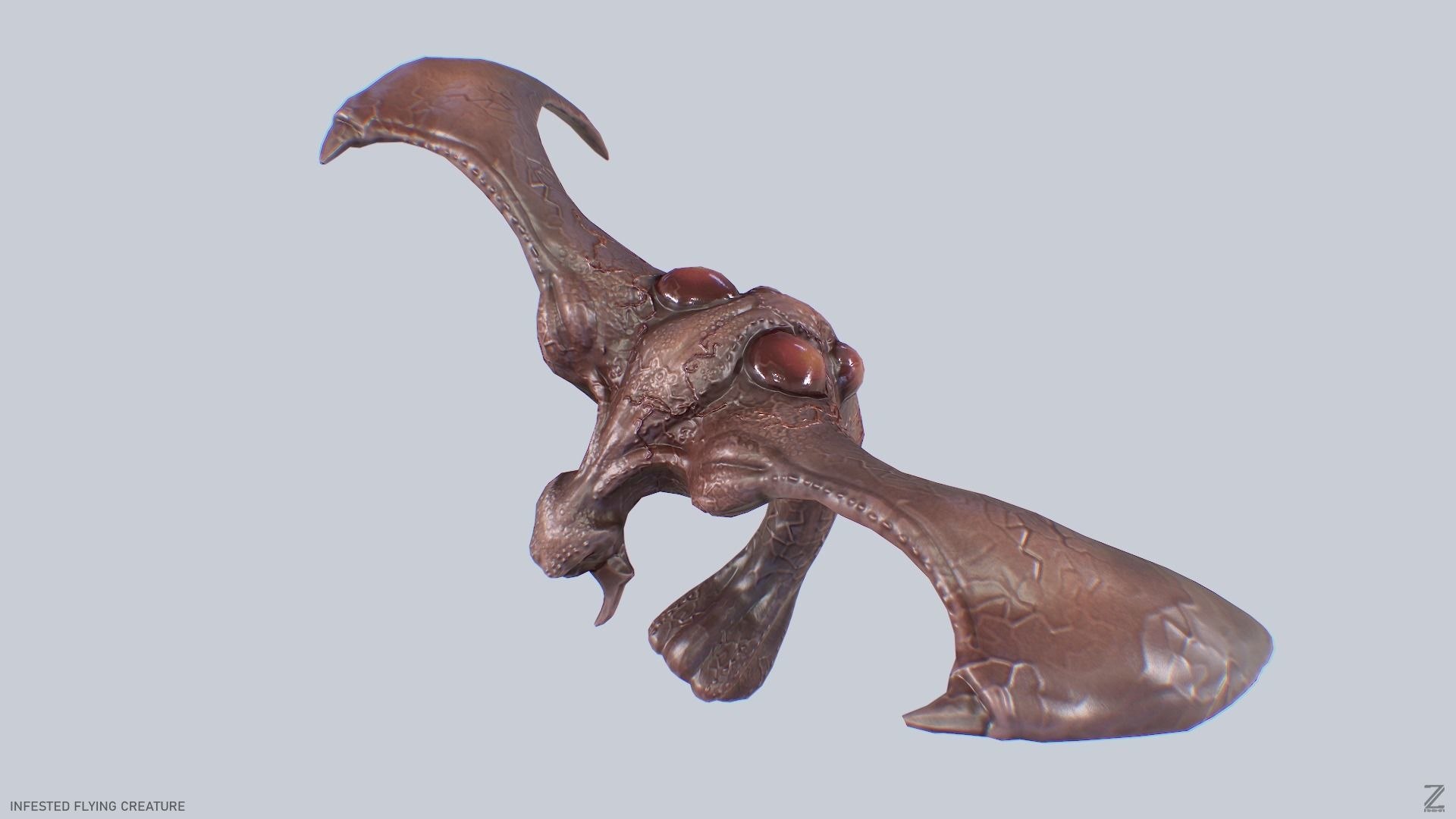 Infested Flying Creature 3D Model - TurboSquid 2407415