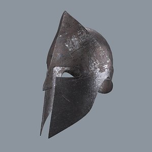 helmet pbr metallic 3D model