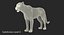 leopard rigged fur 3D model