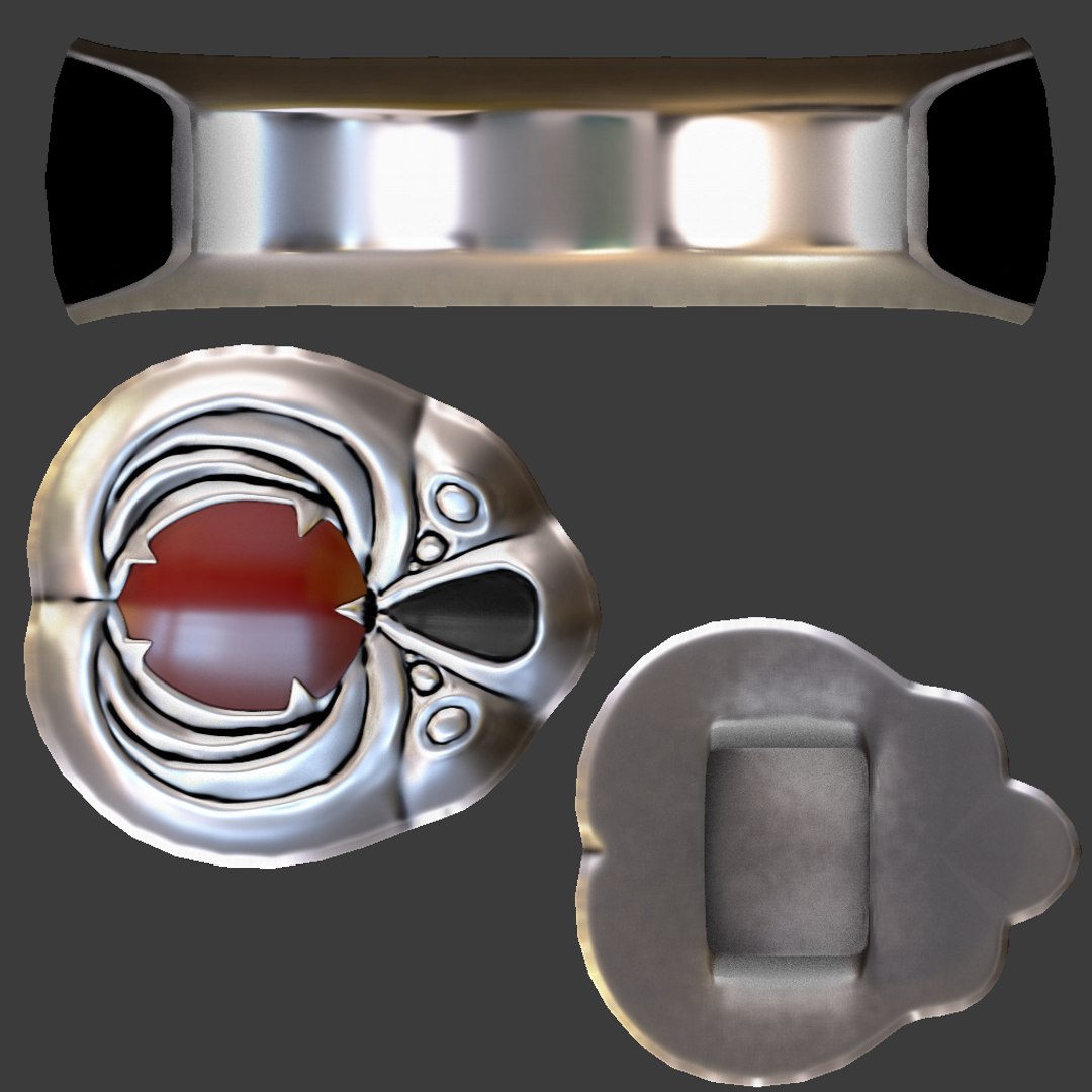 3D Model Spanish Flamenco Ring - TurboSquid 1986195