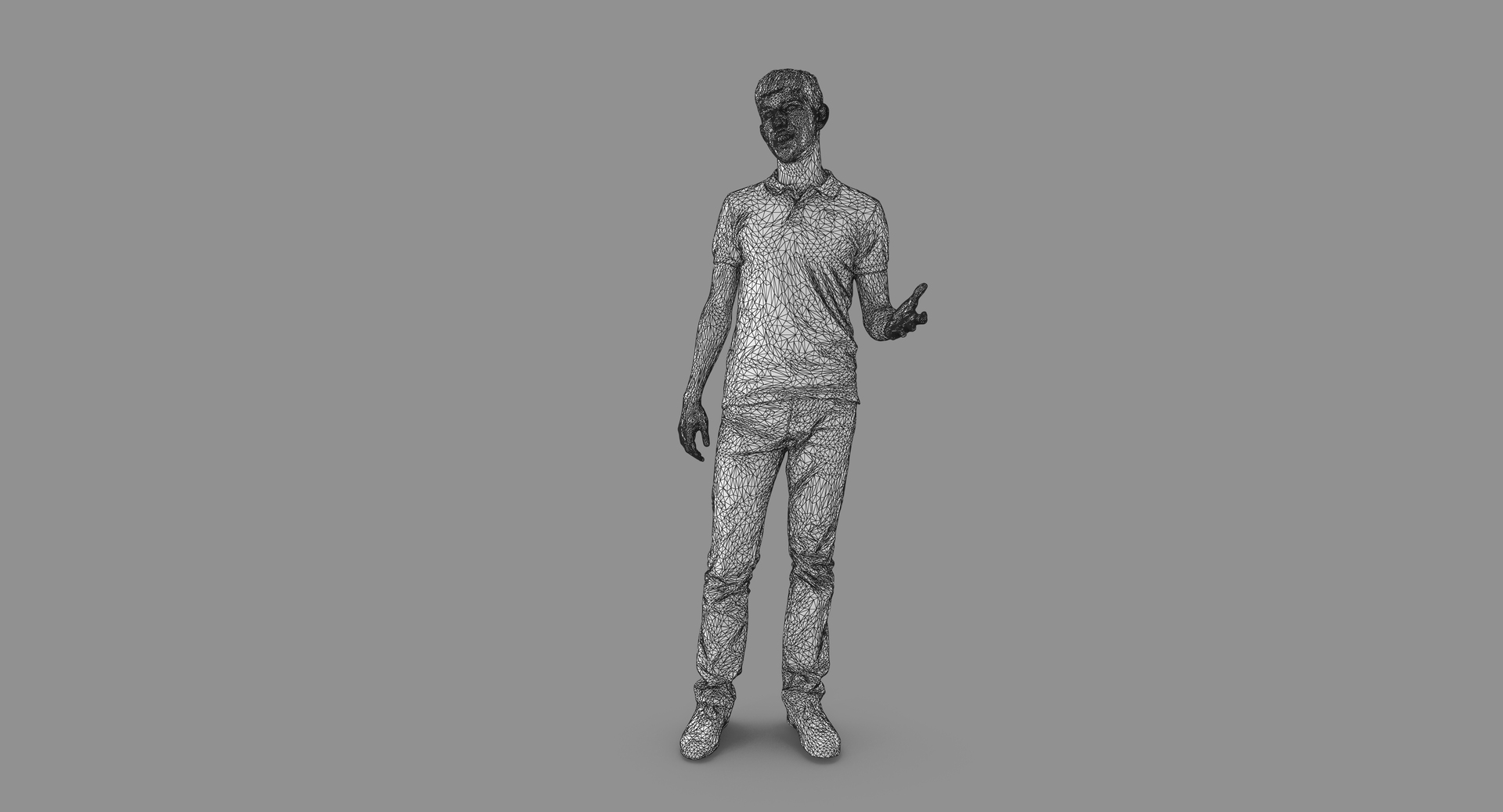 human body 3d max