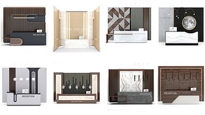 Reception collection 3D model