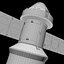 3D spacecraft rocket