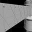 3D spacecraft rocket