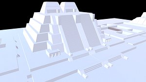 tenochtitlan city templo 3D model