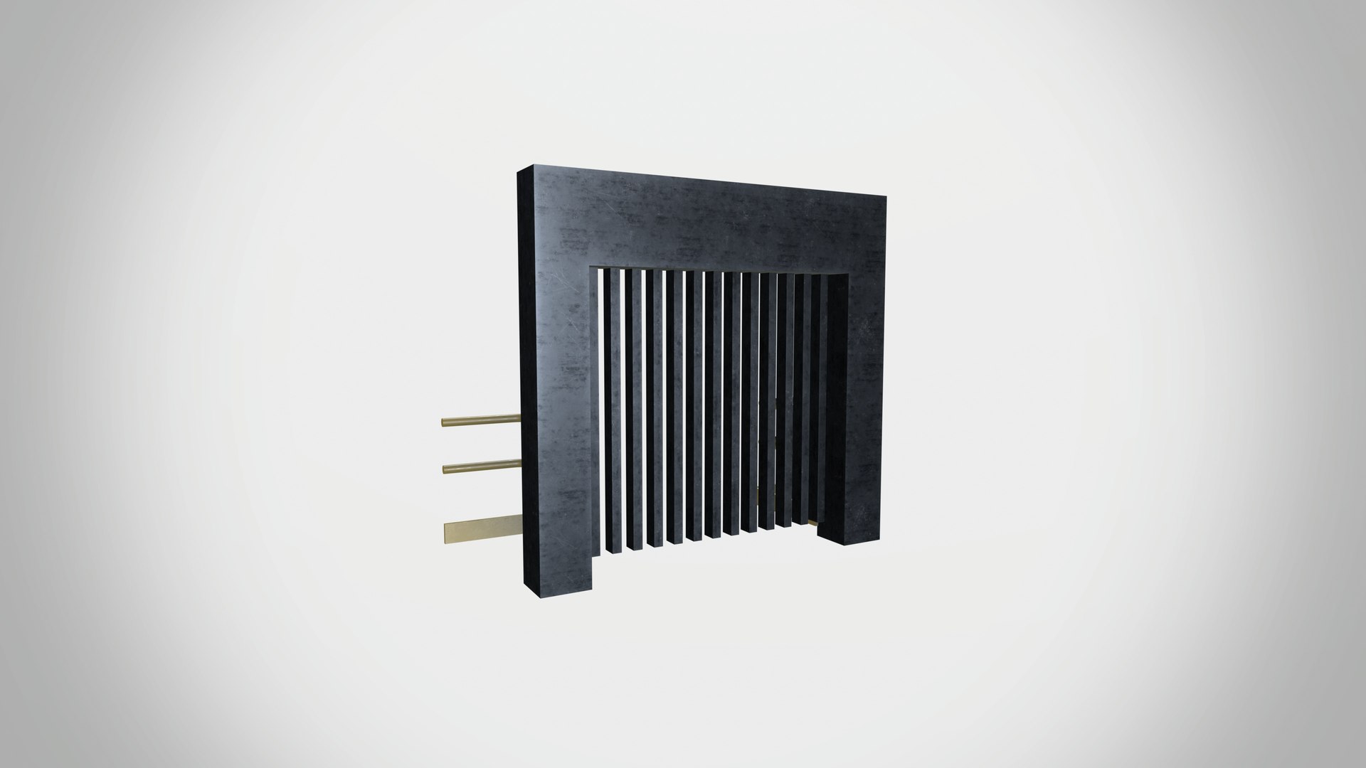 Factory Lift Door With Side Railing - TurboSquid 2269827