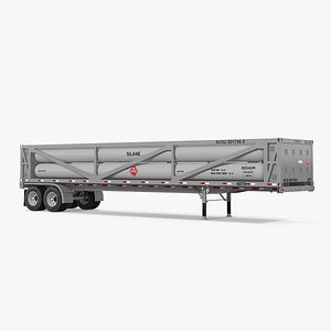 3D model lng transport trailer