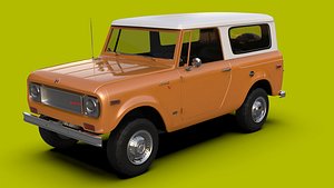 International Harvester Scout 800A 1970 3D model