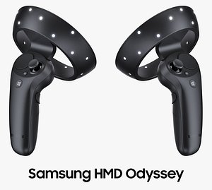 samsung hmd odyssey controllers 3D