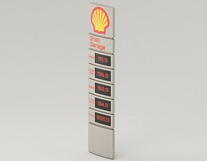 Sign Totem 3D model