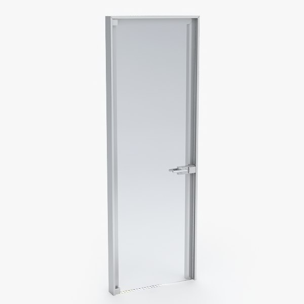 3d glass door model