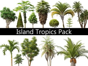 3D Island Tropics Pack 20