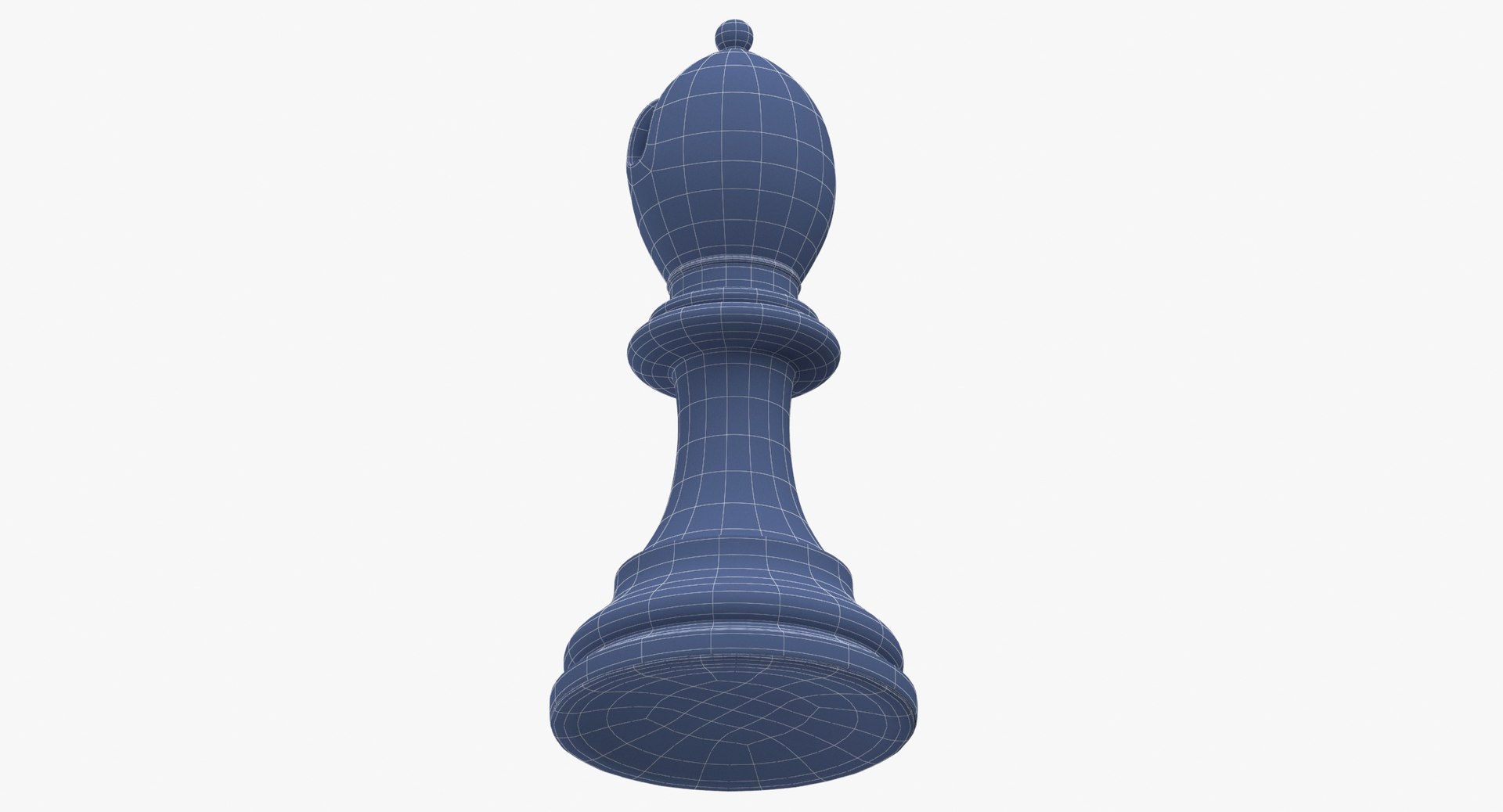 Chess Piece 02 Bishop Model - TurboSquid 1598580