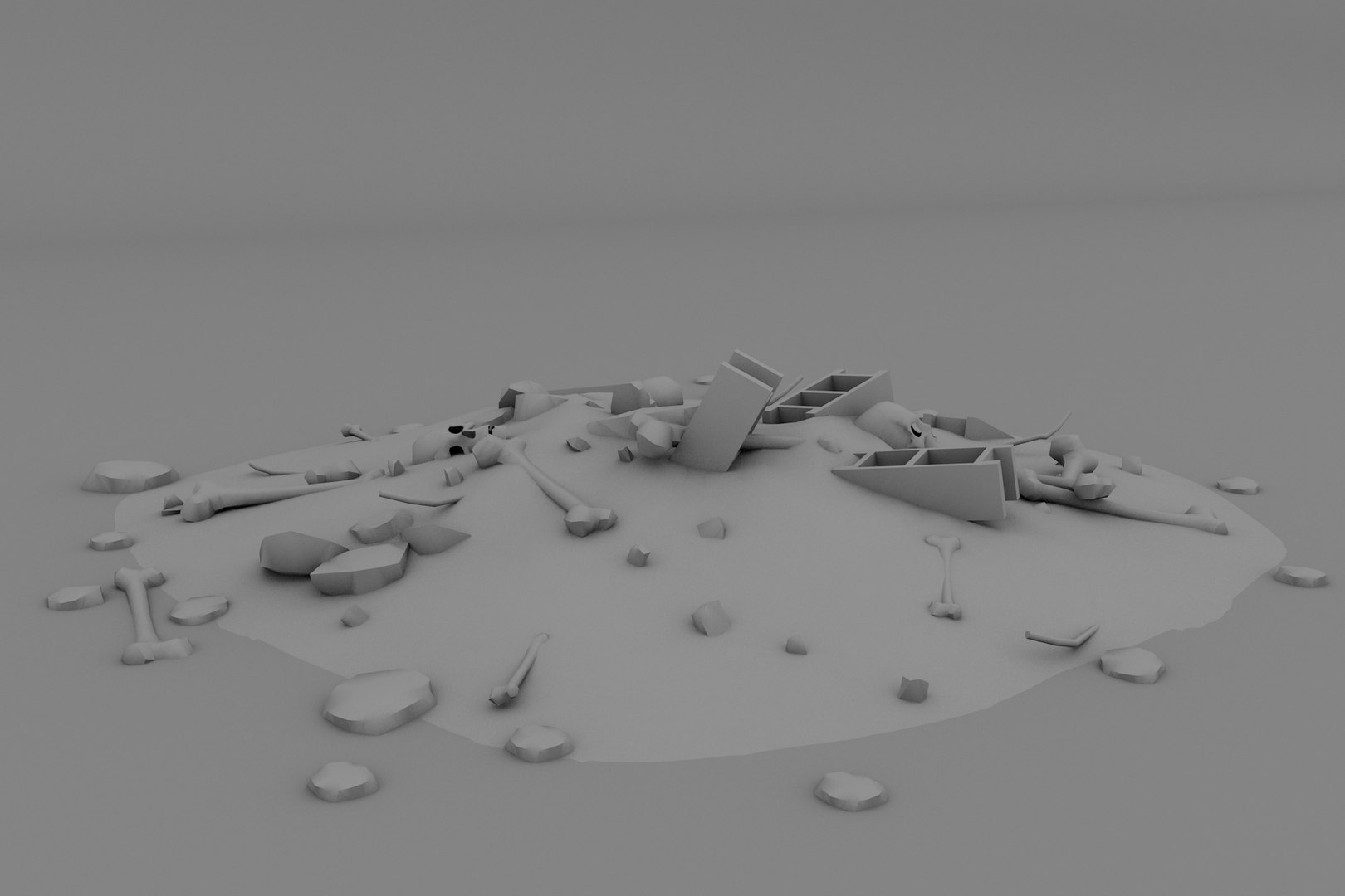 Debris Rubble Model - TurboSquid 1690492