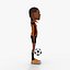 Cartoon Footballer Rigged 3D