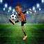 Cartoon Footballer Rigged 3D