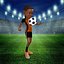 Cartoon Footballer Rigged 3D