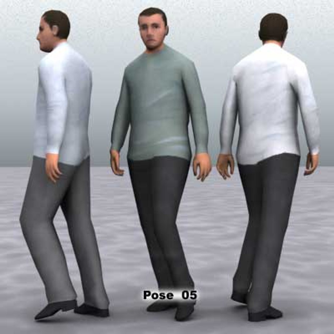 human male guy c4d