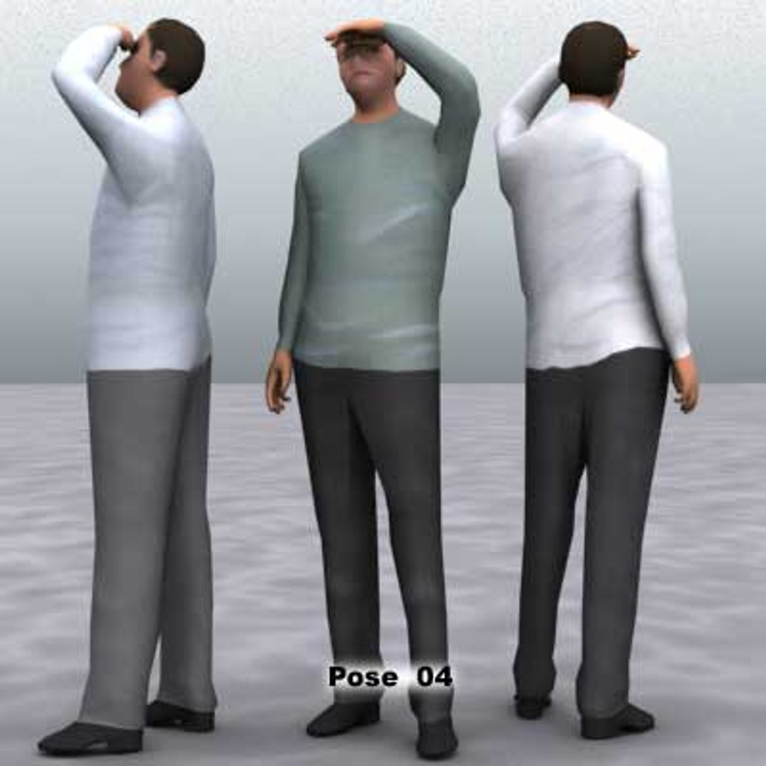 human male guy c4d