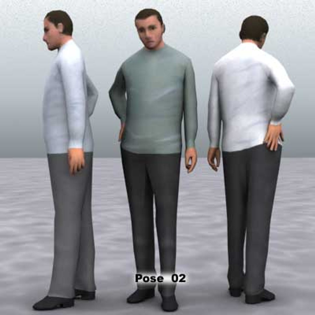 human male guy c4d