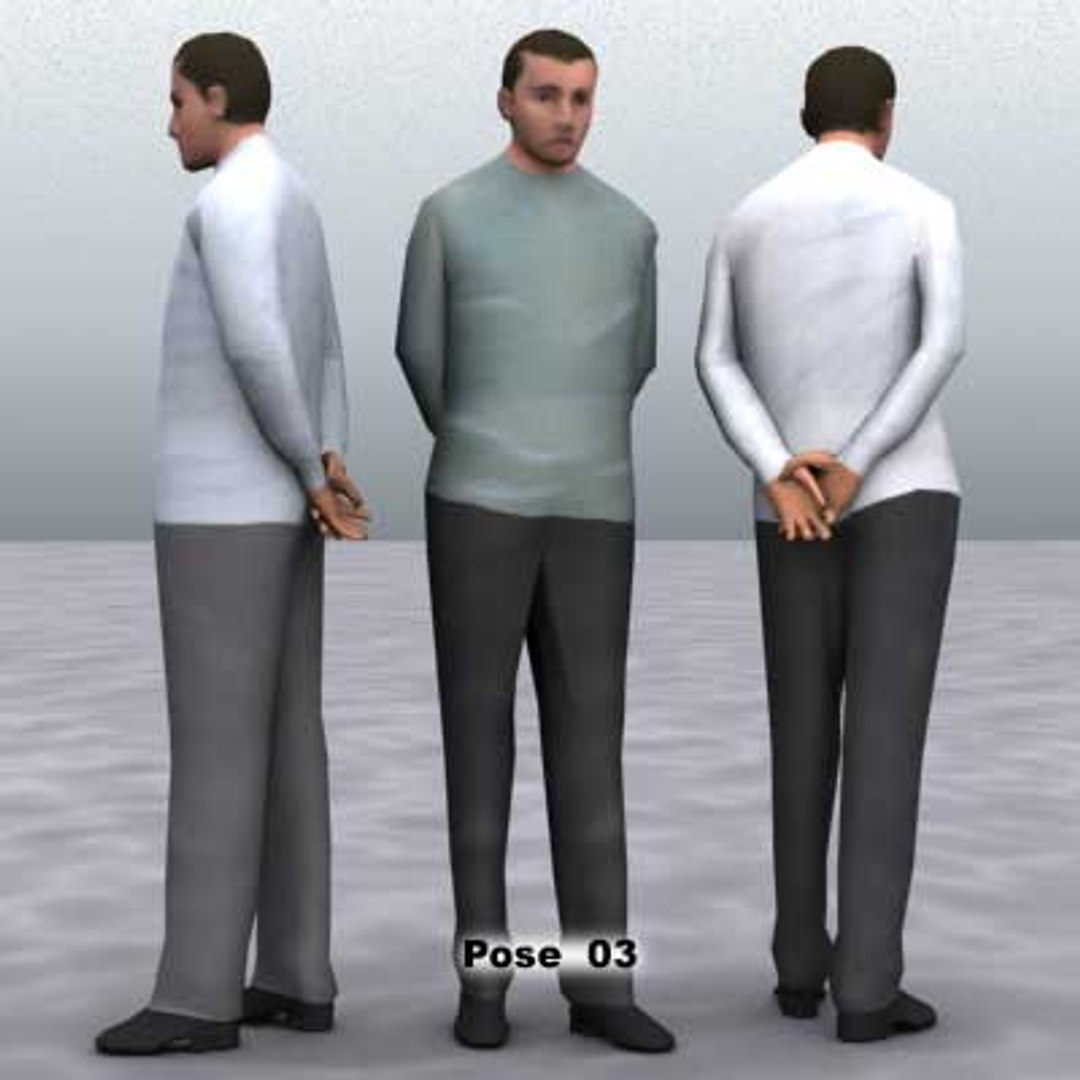 human male guy c4d