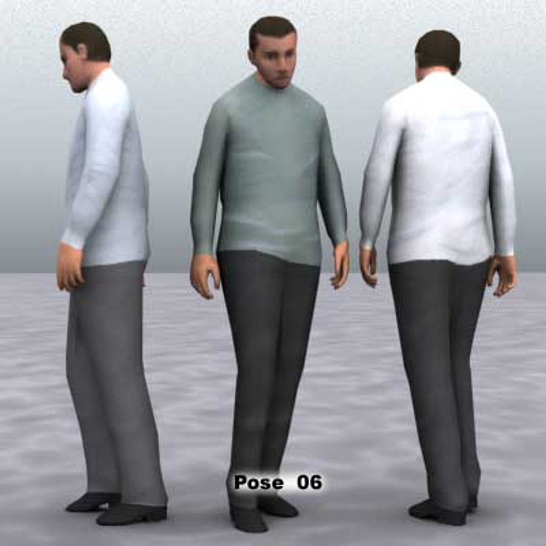 human male guy c4d
