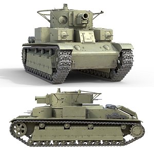3D T 28 Medium Tank