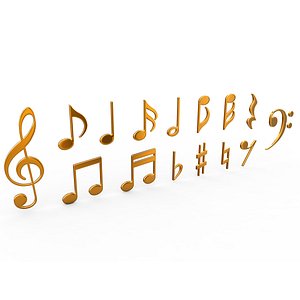 Musical Notes 3D