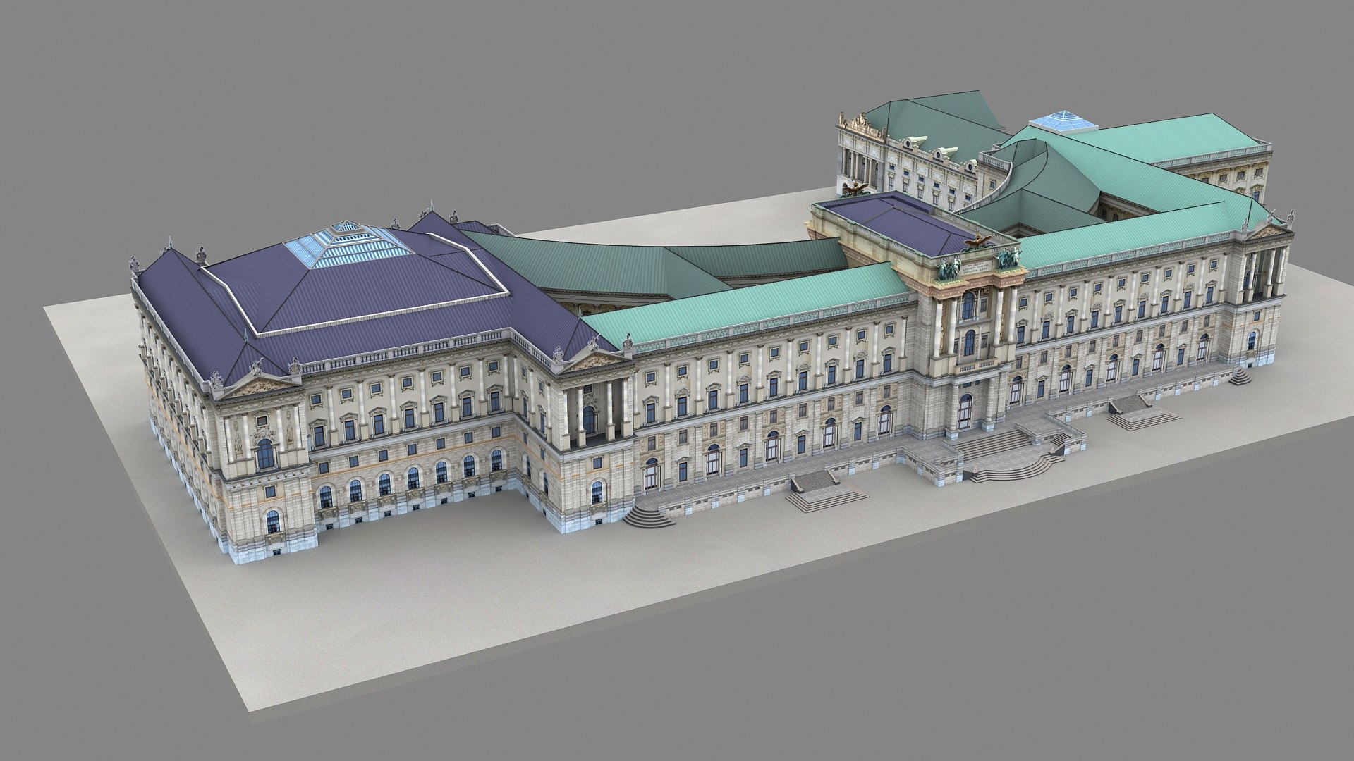 Hofburg Imperial Palace Vienna 3D model https://p.turbosquid.com/ts-thumb/fF/TZDhuJ/no/hofburgpalacevienna_010003/jpg/1709119904/1920x1080/fit_q87/201faf77973607af144051c6454a6c3b758cd8ac/hofburgpalacevienna_010003.jpg
