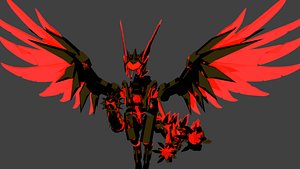 Mecha Bird 3D model