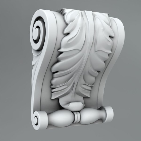 classical decoration ornamental 3d max