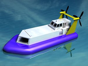 3d model hovercraft hover craft