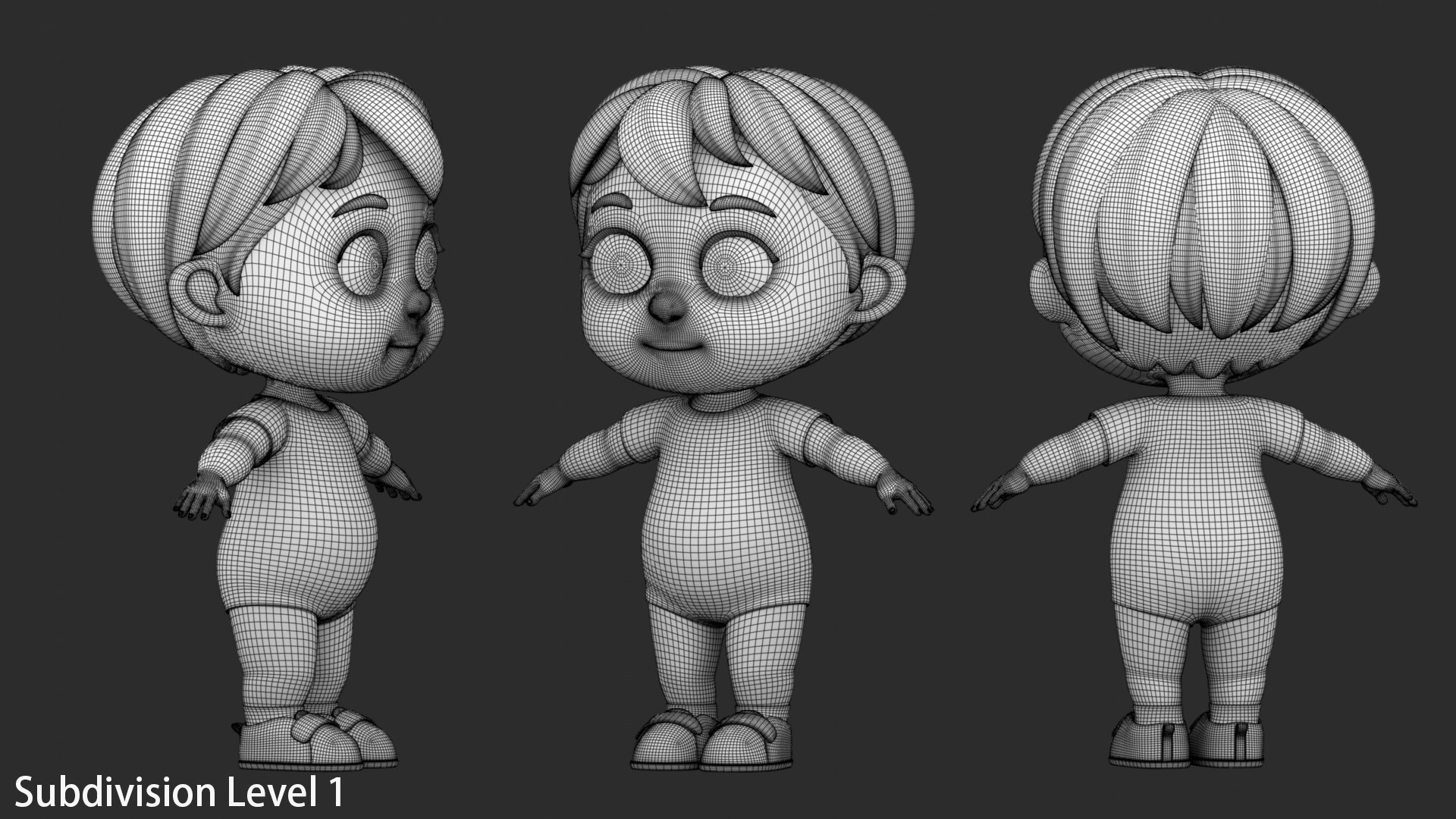 3D Cartoon Baby Boy https://p.turbosquid.com/ts-thumb/fF/cSJWdm/1s/wireframe_02/jpg/1711346793/1920x1080/fit_q87/a909bd4e99721a0e42828b0910c8c5afab960319/wireframe_02.jpg
