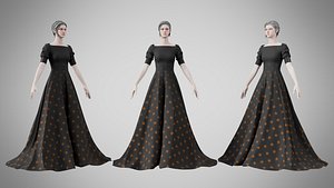 Dress 50 Woodsmoke 3D model