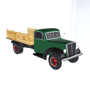 3D model 30s truck model