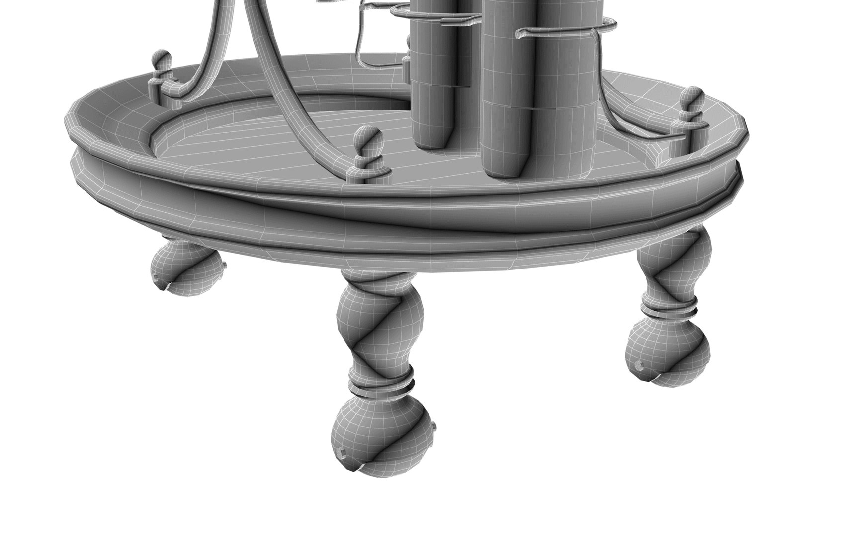 Serving Table Model - TurboSquid 1804086