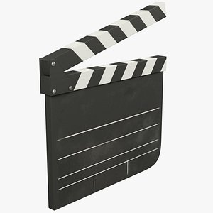 clapperboard clap board 3D model