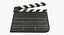 clapperboard clap board 3D model