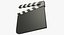 clapperboard clap board 3D model