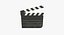 clapperboard clap board 3D model