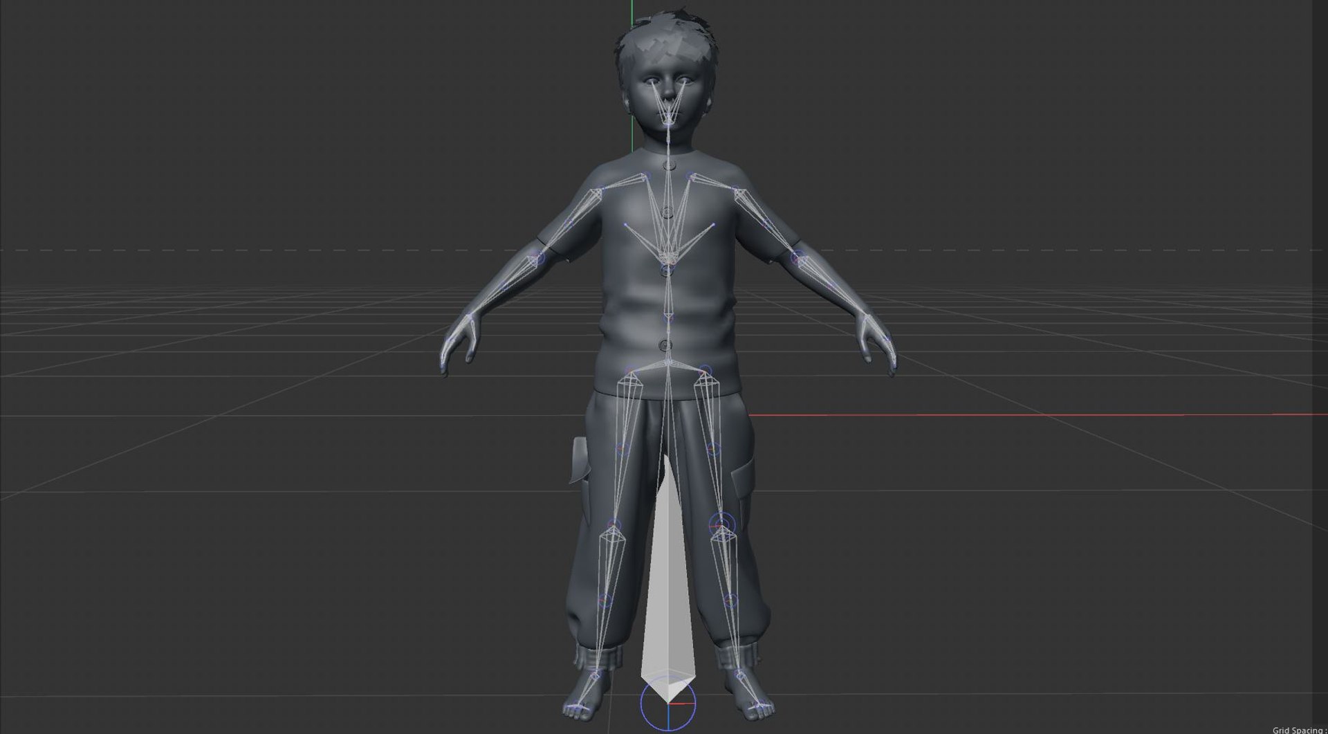3D Child Character Model-Rigged Animated Model - TurboSquid 2396226